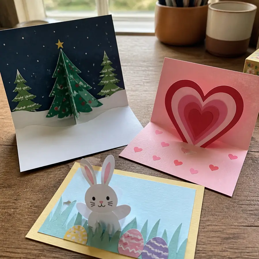 Holiday pop-up cards