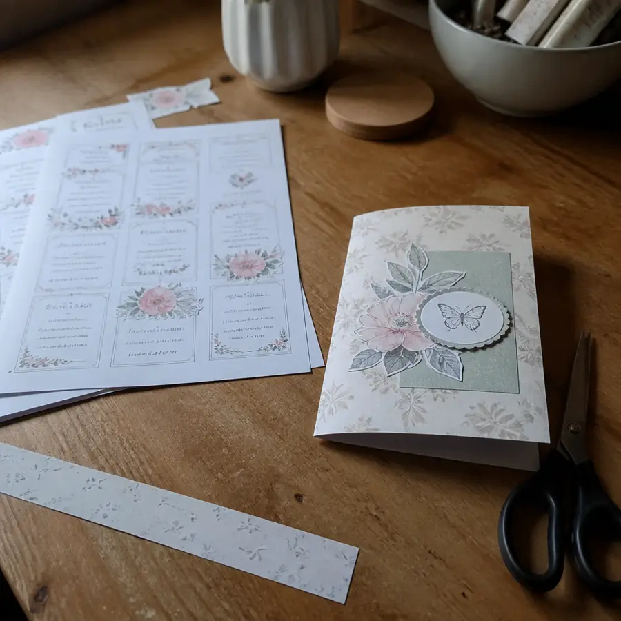 Printable greeting messages